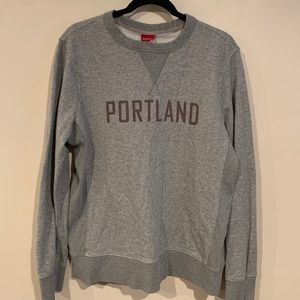 Women’s Gray “Portland” Crewneck - Size Medium